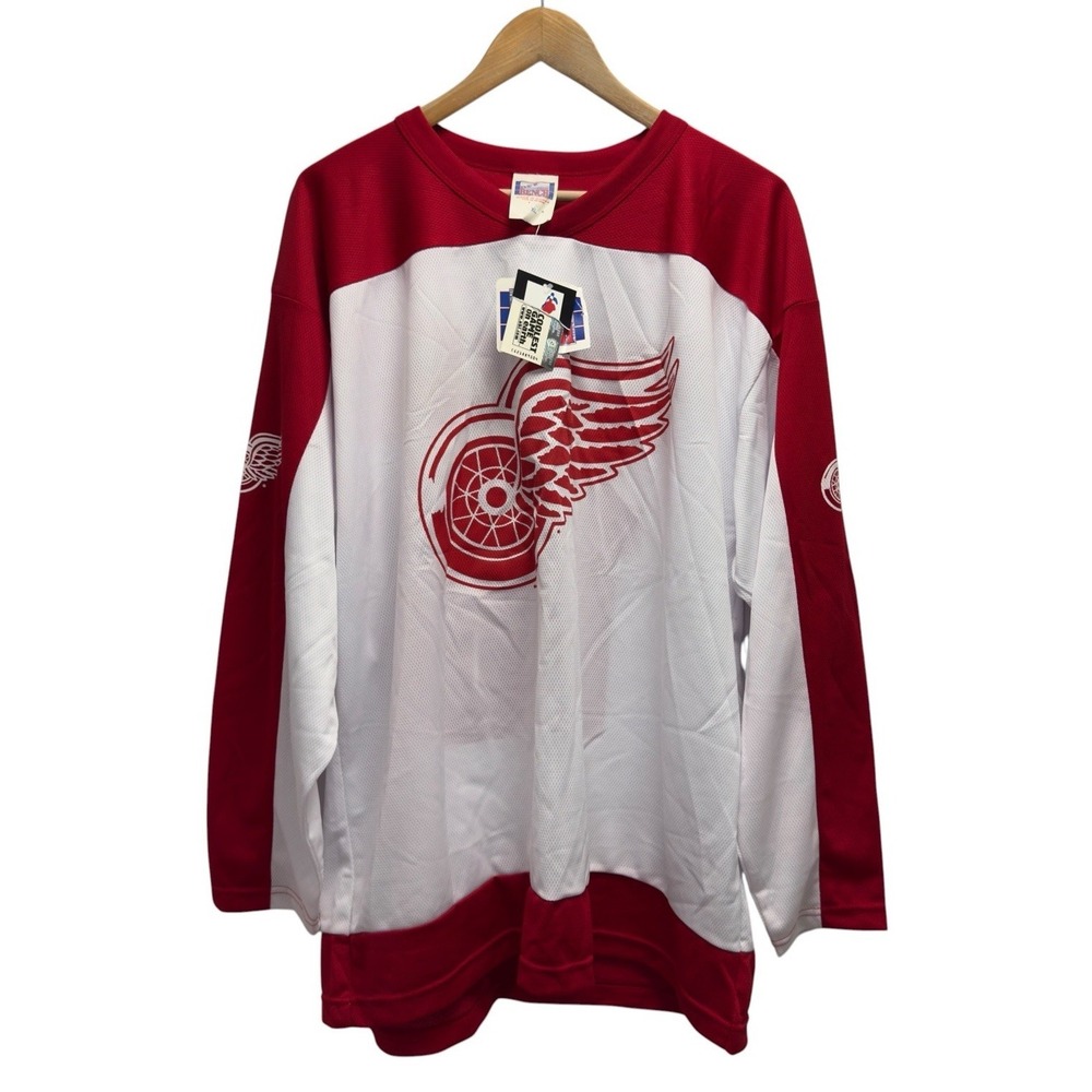 Detroit Red Wings Steve Yzerman NHL Vtg Deadstock NEW Mens Size XL Hockey Jersey
